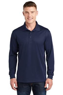 ST657 Men's Sport-Tek® Long Sleeve Micropique Sport-Wick® Polo
