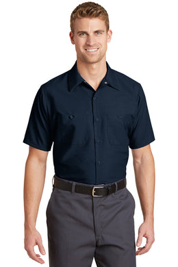 SP24 Men's Red Kap Short Sleeve Industrial Work Shirt